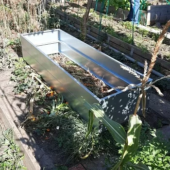 Высокая оцинкованная грядка (0,5 х 1,5)